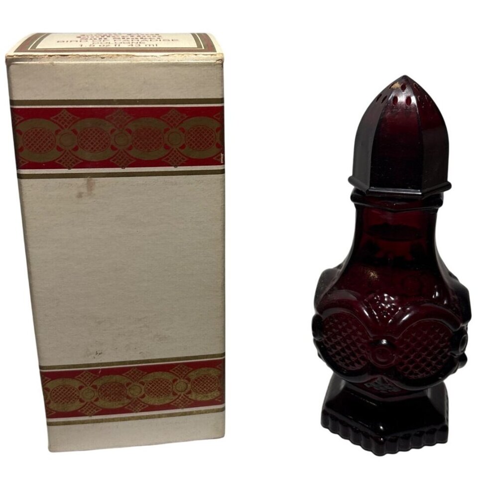 Avon Cape Cod Collection Bird Of Paradise Cologne Salt Shaker 1.5 Oz Box NOS